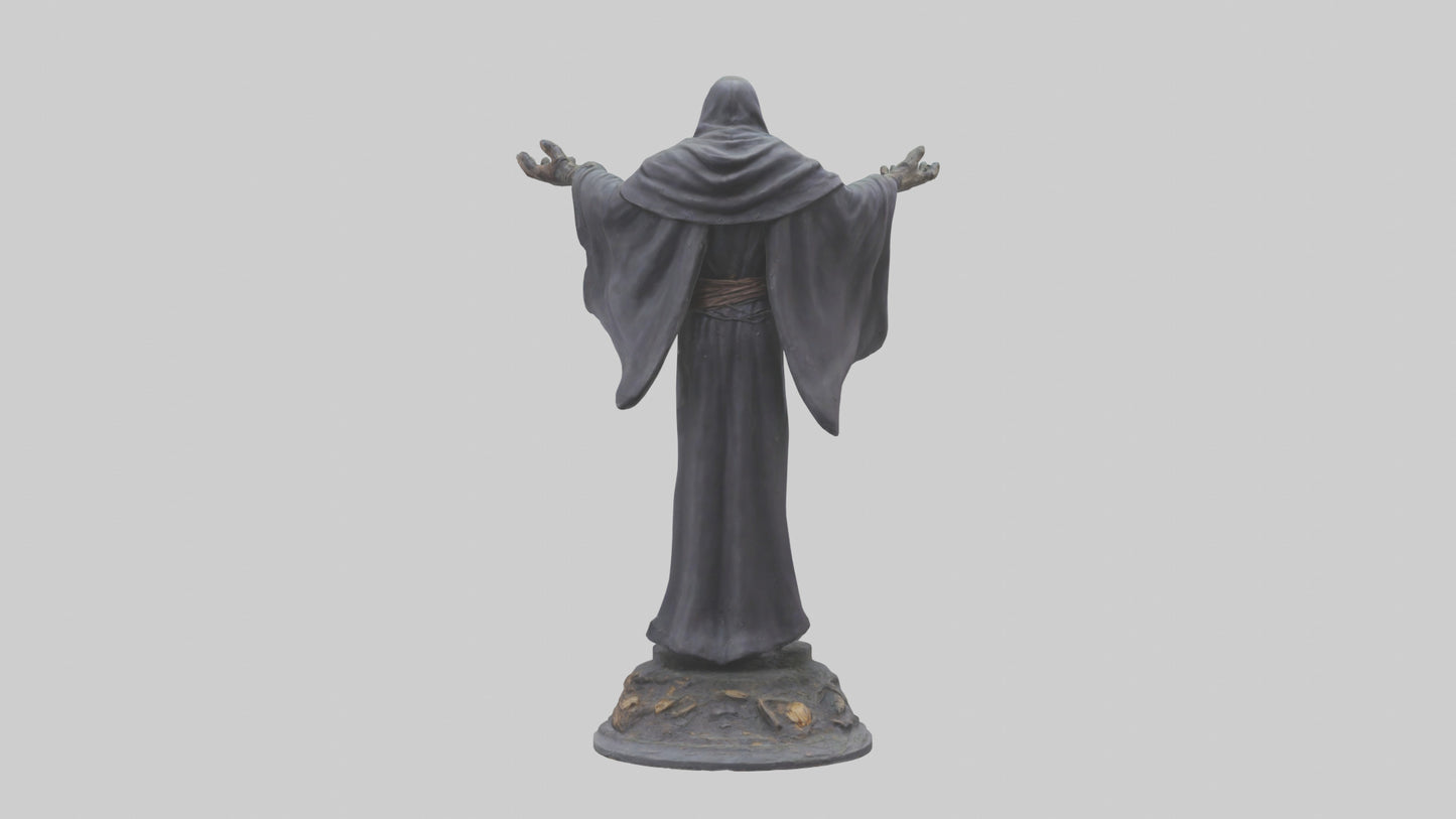 Fallen Sorcerer statue model 3D model