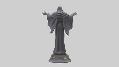 Fallen Sorcerer statue model 3D model