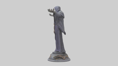 Fallen Sorcerer statue model 3D model