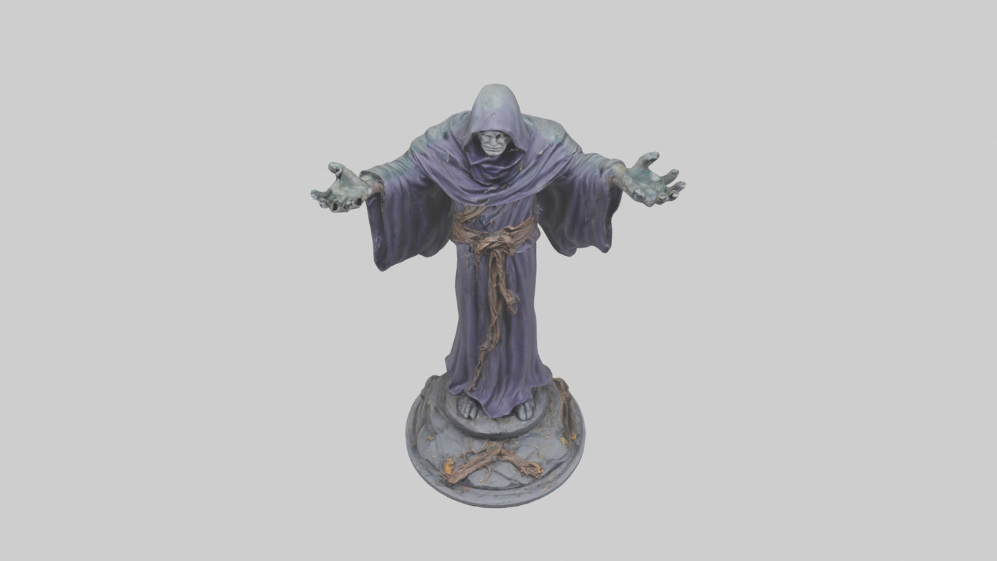 Fallen Sorcerer statue model 3D model