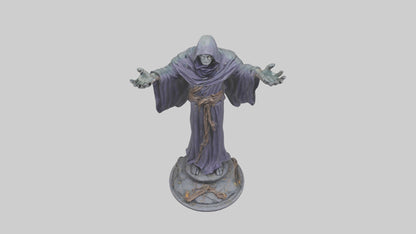 Fallen Sorcerer statue model 3D model
