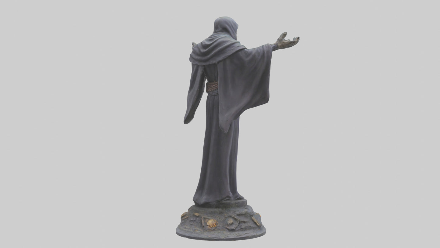Fallen Sorcerer statue model 3D model