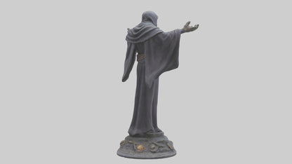 Fallen Sorcerer statue model 3D model