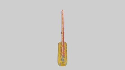 Falling Objects Risk Warning Sign model 3D model