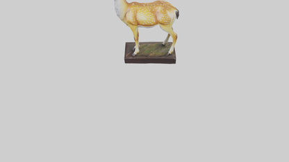Fallow Deer statue model 3D model
