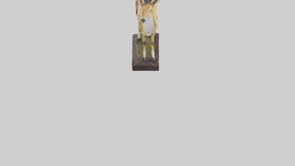 Fallow Deer statue model 3D model