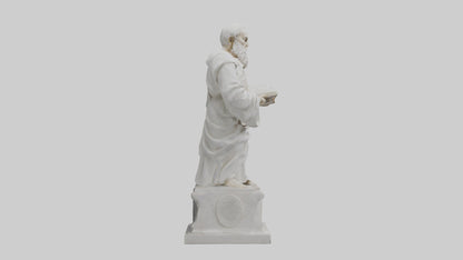 Famed Philosopher statue model 3D model