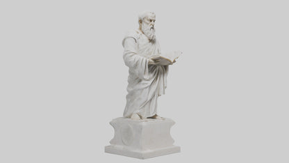 Famed Philosopher statue model 3D model