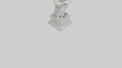 Famed Philosopher statue model 3D model