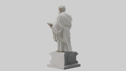 Famed Philosopher statue model 3D model