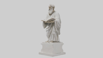 Famed Philosopher statue model 3D model