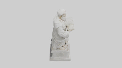 Famed Philosopher statue model 3D model