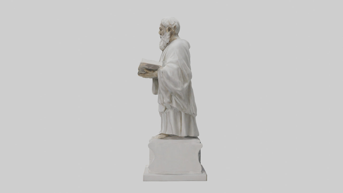 Famed Philosopher statue model 3D model
