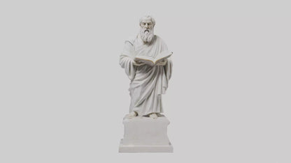 Famed Philosopher statue model 3D model