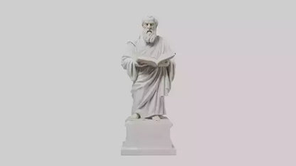 Famed Philosopher statue model 3D model