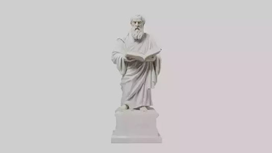 Famed Philosopher statue model 3D model