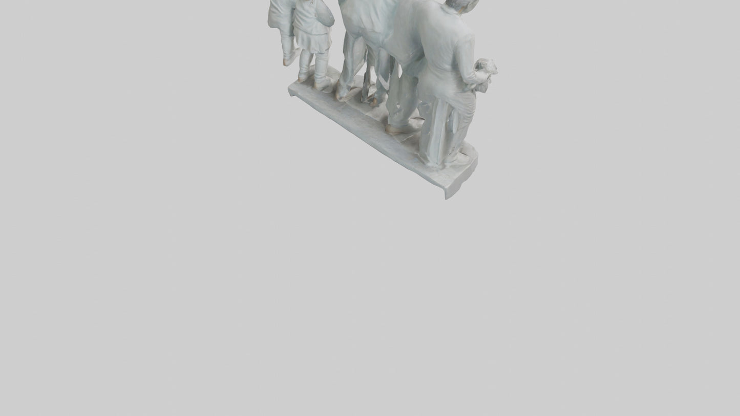 Family Statue model 3D model