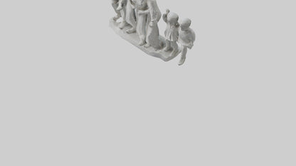 Family Statue model 3D model