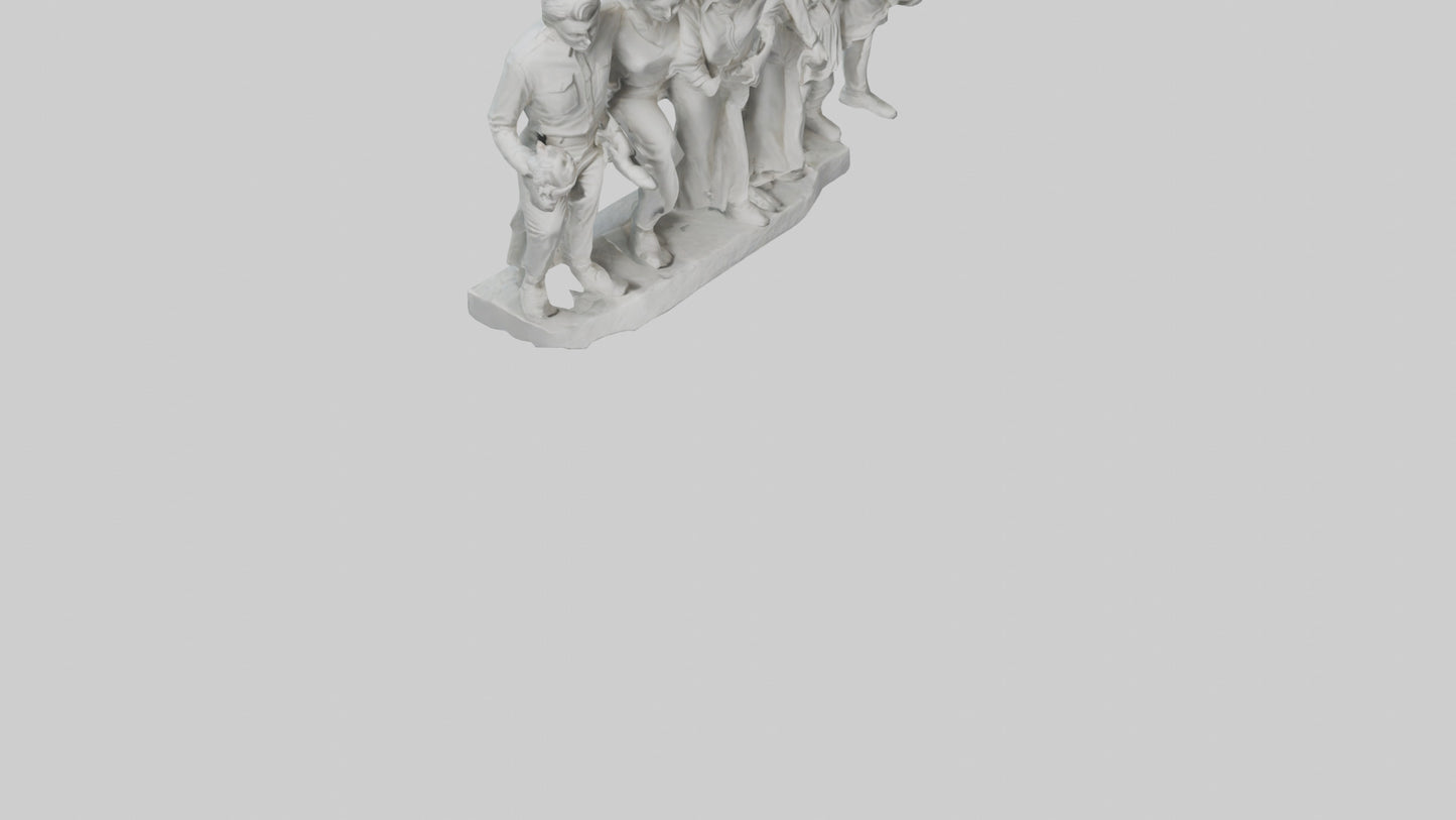 Family Statue model 3D model