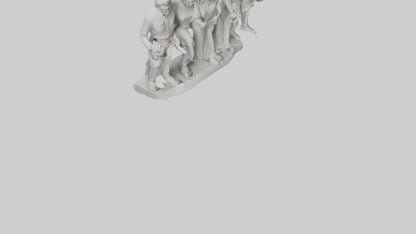 Family Statue model 3D model