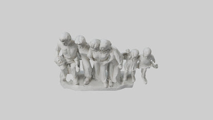 Family Statue model 3D model
