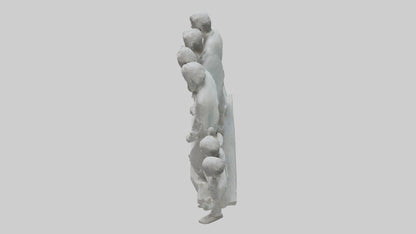 Family Statue model 3D model