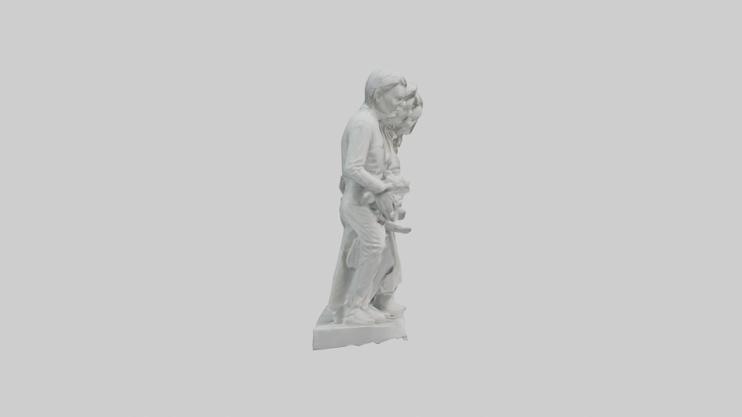 Family Statue model 3D model