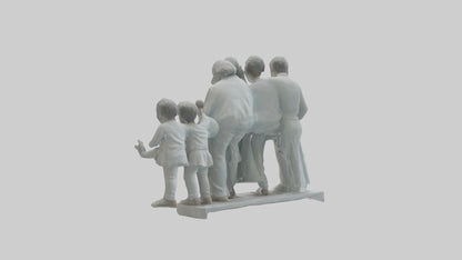 Family Statue model 3D model