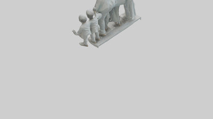 Family Statue model 3D model