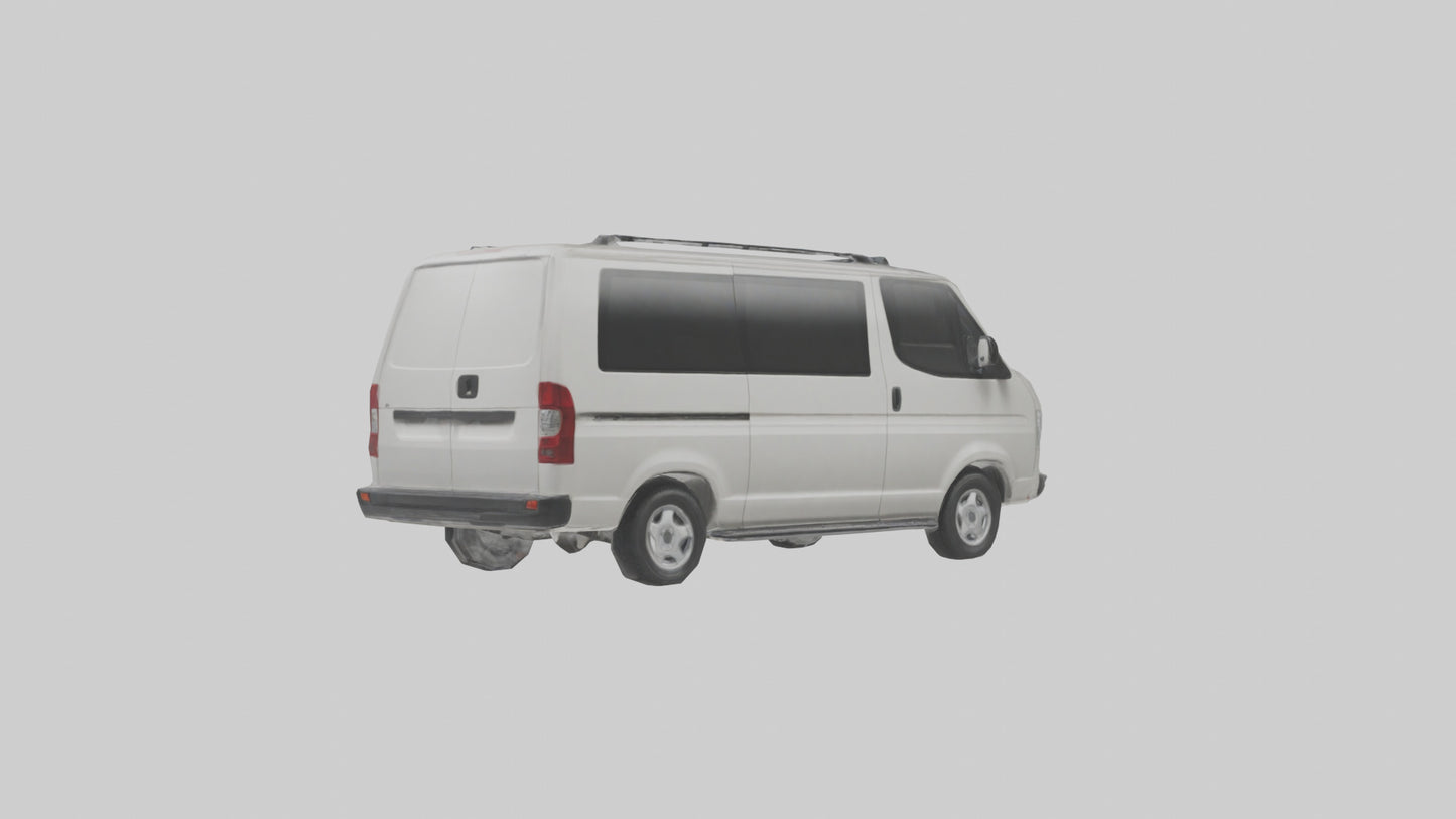 3D model Family Van with Sliding Doors model VR / AR / low-poly