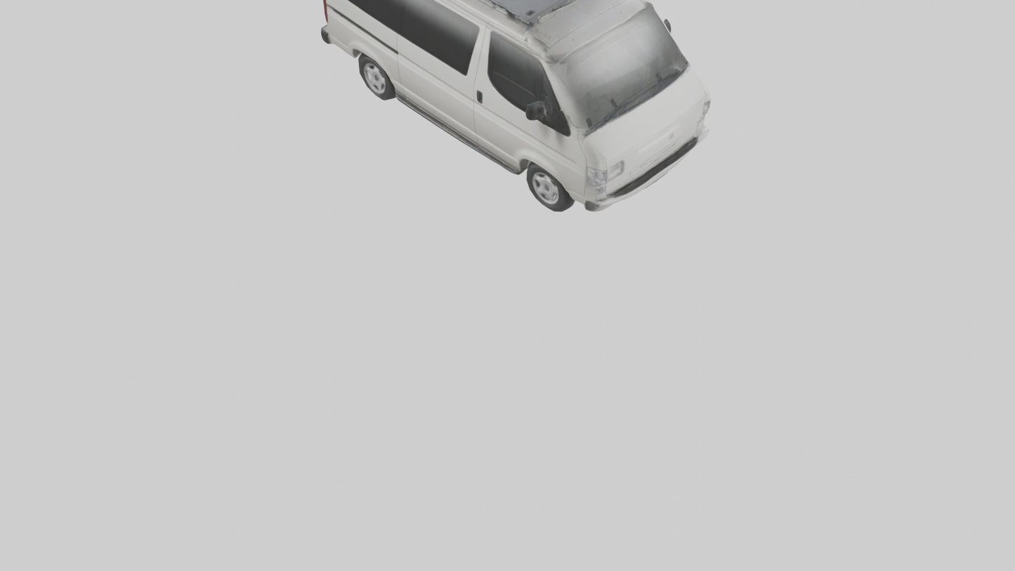 3D model Family Van with Sliding Doors model VR / AR / low-poly