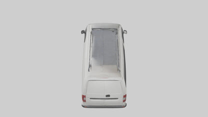3D model Family Van with Sliding Doors model VR / AR / low-poly