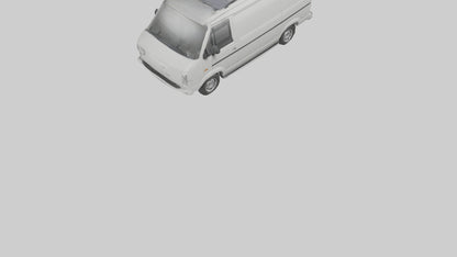 3D model Family Van with Sliding Doors model VR / AR / low-poly