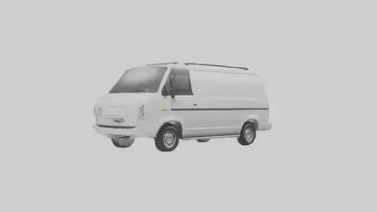 3D model Family Van with Sliding Doors model VR / AR / low-poly