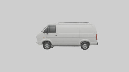 3D model Family Van with Sliding Doors model VR / AR / low-poly