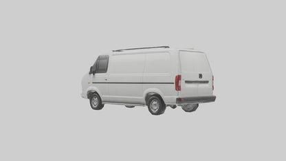 3D model Family Van with Sliding Doors model VR / AR / low-poly