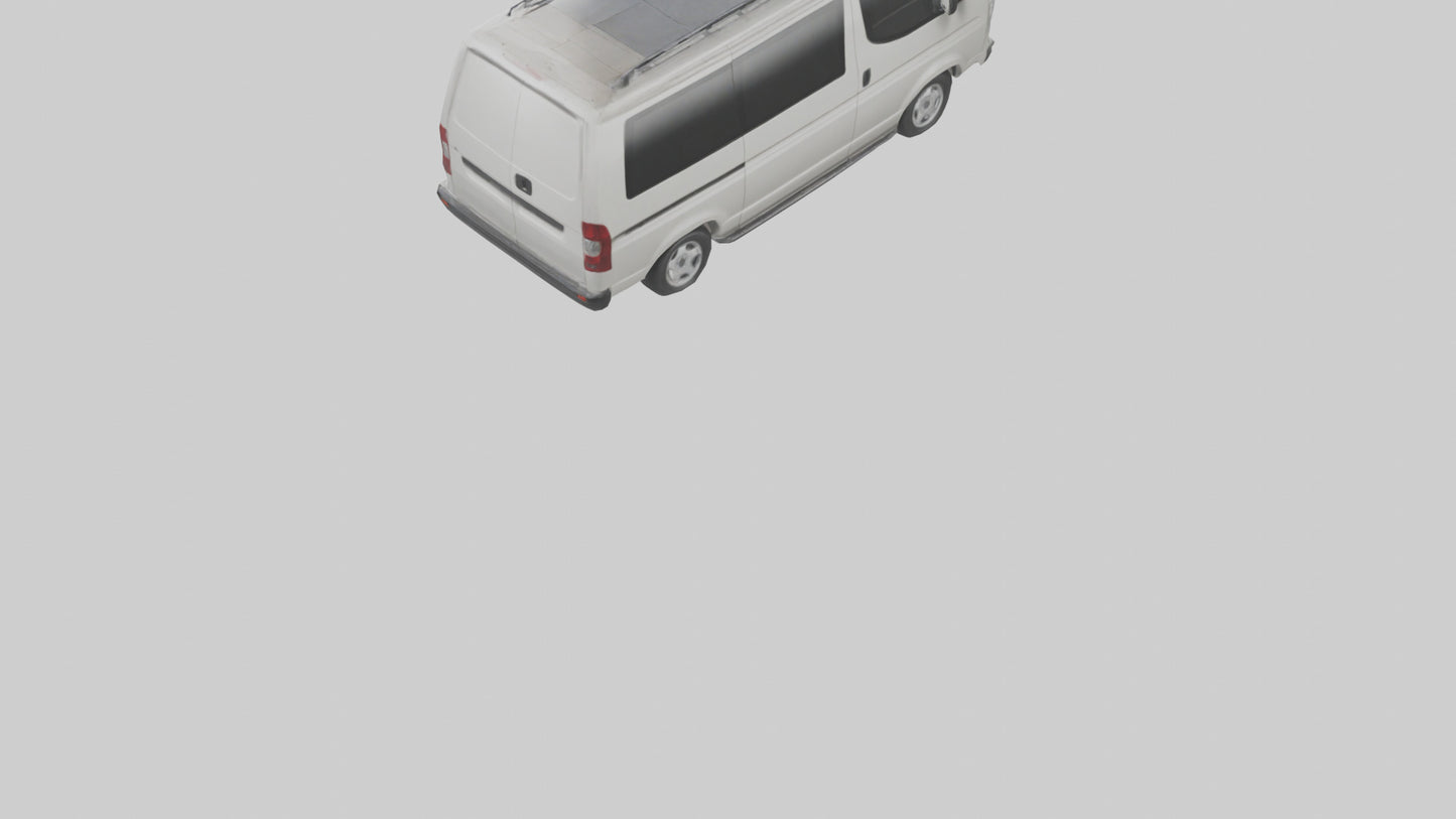 3D model Family Van with Sliding Doors model VR / AR / low-poly