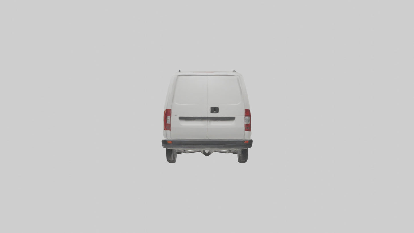 3D model Family Van with Sliding Doors model VR / AR / low-poly