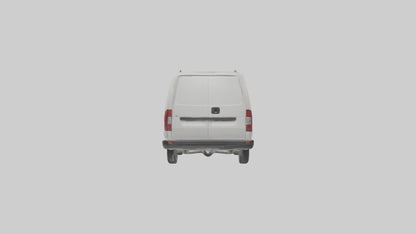 3D model Family Van with Sliding Doors model VR / AR / low-poly