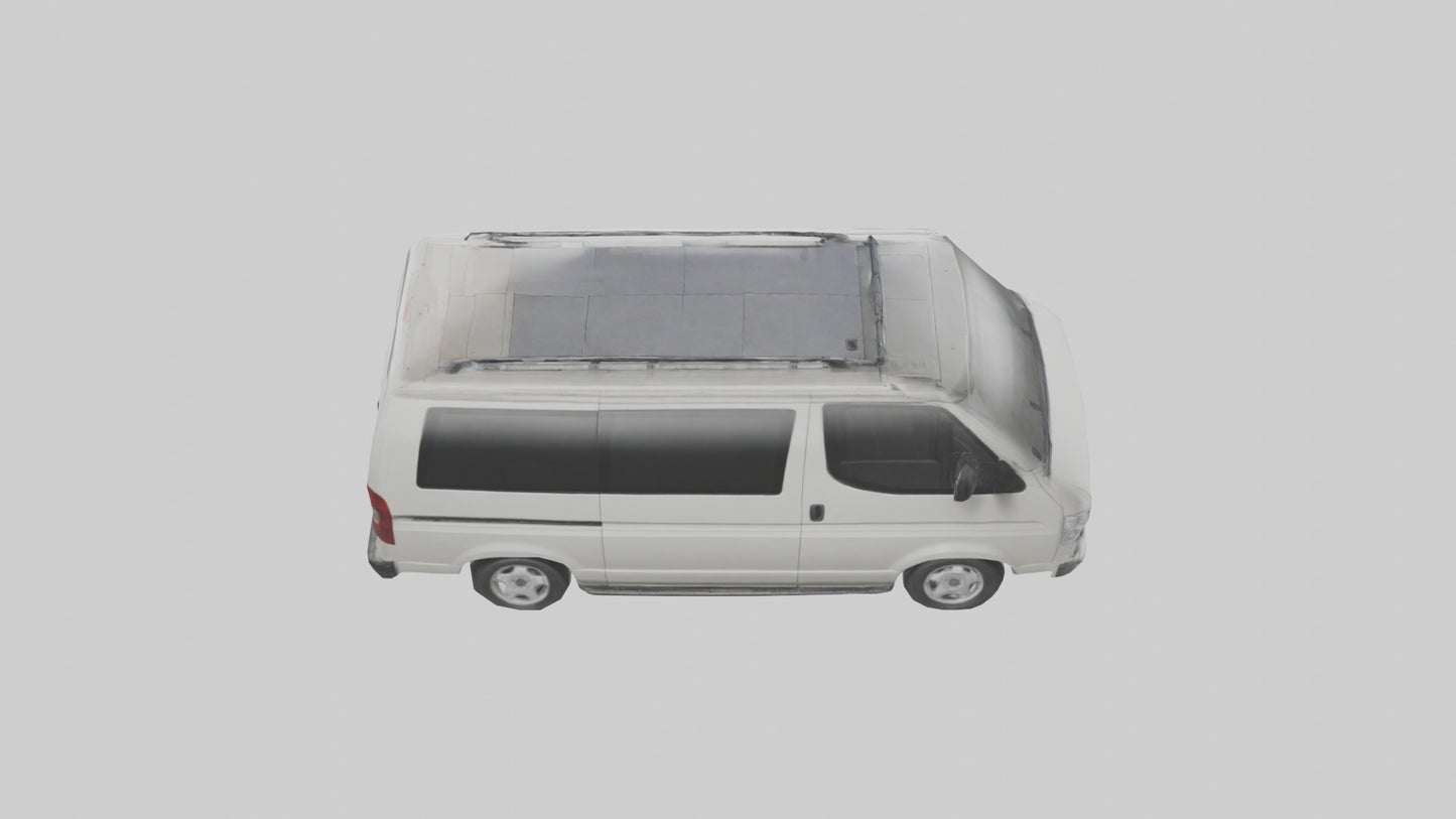 3D model Family Van with Sliding Doors model VR / AR / low-poly