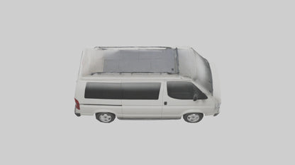 3D model Family Van with Sliding Doors model VR / AR / low-poly