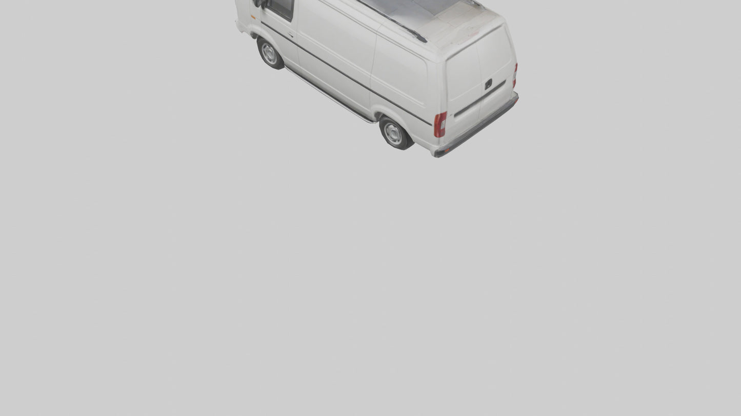 3D model Family Van with Sliding Doors model VR / AR / low-poly
