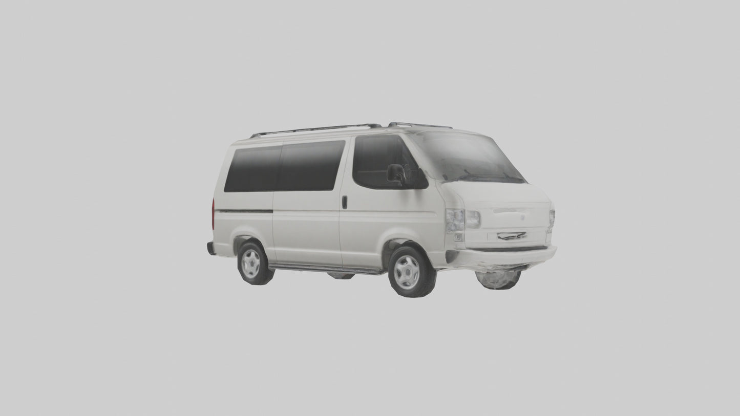 3D model Family Van with Sliding Doors model VR / AR / low-poly