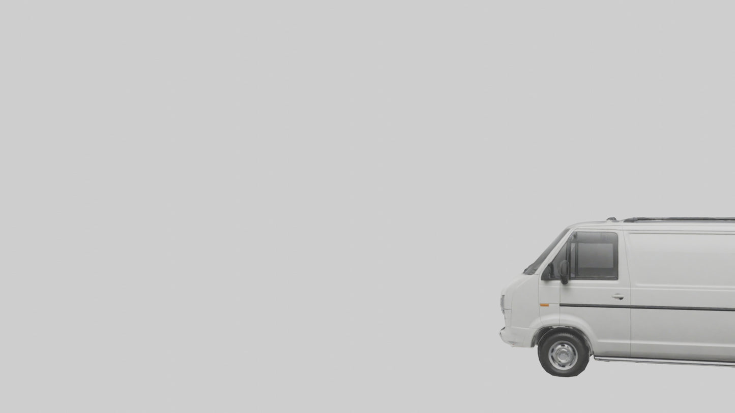 3D model Family Van with Sliding Doors model VR / AR / low-poly