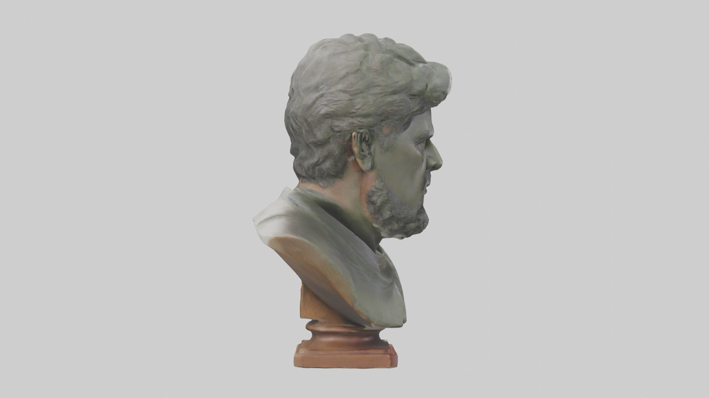 Famous Leader bust model 3D model