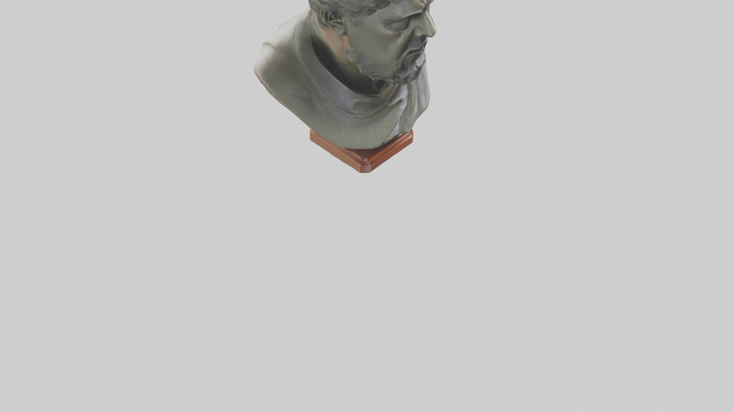 Famous Leader bust model 3D model