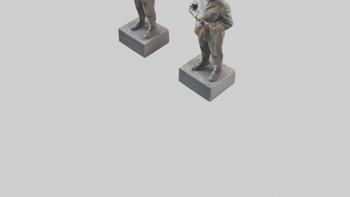 Famous Leader statue model 3D model