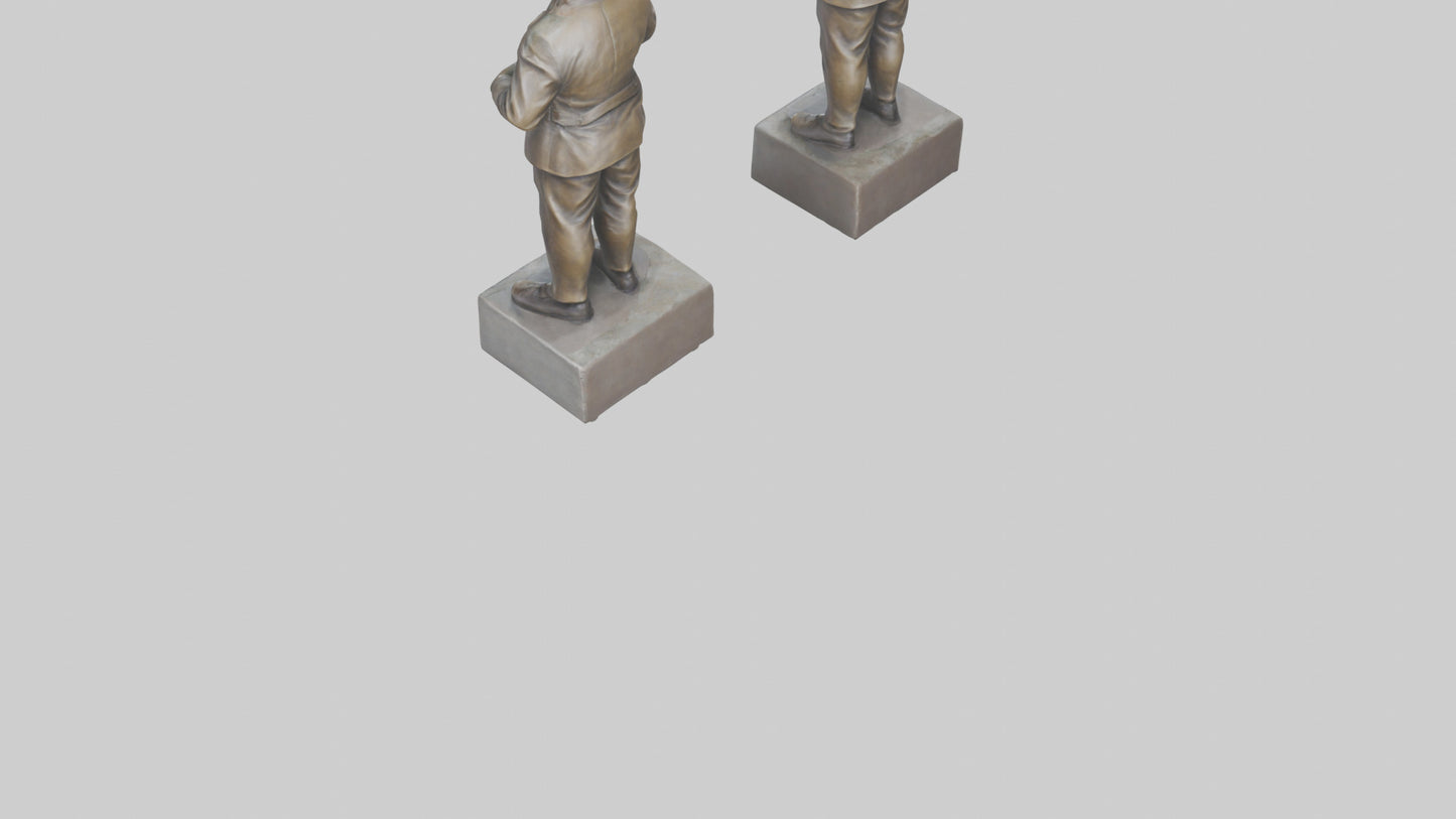 Famous Leader statue model 3D model