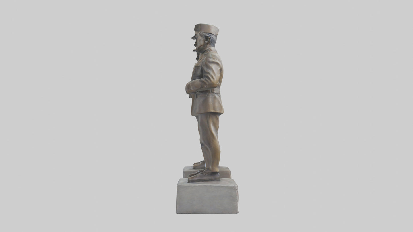 Famous Leader statue model 3D model