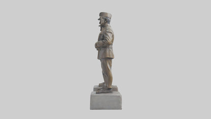 Famous Leader statue model 3D model